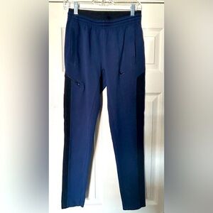 Nike Dri-FIT Navy and Black Joggers with Pockets Size Small